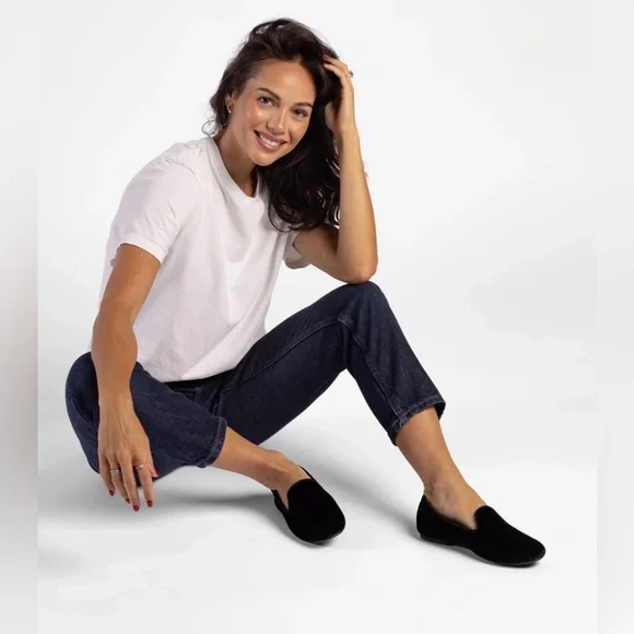 BIRDIES Starling Black Velvet Loafer, size 9.5, New in box - Picture 4 of 15